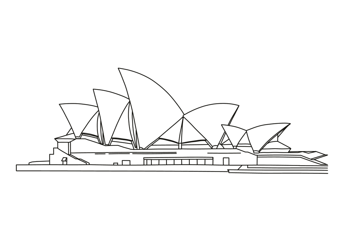 Sydney Opera House sketch
